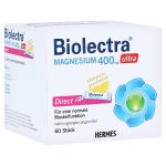 BIOLECTRA Magnesium 400 mg ultra Direct Zitrone (PZN 14371289) из Германии