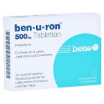 Ben-u-ron 500mg (PZN 116694) из Германии