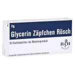 GLYCERIN ZÄPFCHEN Rösch 2 g gegen Verstopfung (PZN 13889328) из Германии