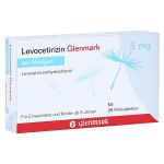 Levocetirizin Glenmark 5mg (PZN 3343048) из Германии