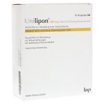 UNILIPON 600 Infusionslösungskonzentrat (PZN 4645277) из Германии