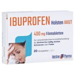 Ibuprofen Holsten akut 400mg (PZN 13716384) из Германии