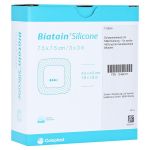 BIATAIN Silicone Schaumverband 7,5x7,5 cm (PZN 12464377) из Германии