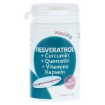 RESVERATROL+CURCUMIN+Quercetin+Vitamine Kapseln (PZN 11186901) из Германии