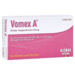 Vomex A Kinder 40mg (PZN 11091632) из Германии