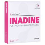 INADINE Salbengaze m. PVP Iod. 9,5x9,5cm (PZN 7584211) из Германии