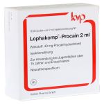 LOPHAKOMP Procain 2 ml Injektionslösung (PZN 123926) из Германии