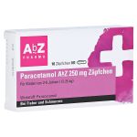 Paracetamol AbZ 250mg (PZN 2058630) из Германии