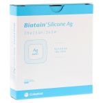 BIATAIN Silicone Ag Schaumverband 7,5x7,5 cm (PZN 3880711) из Германии