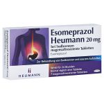Esomeprazol Heumann 20mg bei Sodbrennen (PZN 11102956) из Германии
