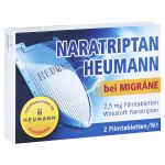 Naratriptan Heumann bei Migräne 2,5mg (PZN 9542263) из Германии