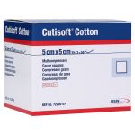 CUTISOFT Cotton Kompr.5x5 cm steril 12fach (PZN 3896712) из Германии