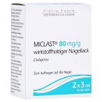 MICLAST 80 mg/g wirkstoffhaltiger Nagellack (PZN 16244891) из Германии