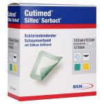 CUTIMED Siltec Sorbact PU-Verb.12,5x12,5 cm (PZN 7342689) из Германии