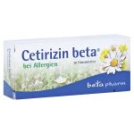 Cetirizin beta (PZN 14349396) из Германии