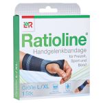 RATIOLINE active Handgelenkbandage Gr.L/XL (PZN 1805728) из Германии