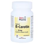 BETA CAROTIN NATURAL 15 mg ZeinPharma Weichkapseln (PZN 14293394) из Германии