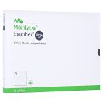 EXUFIBER Ag+ 15x15 cm gelbild.Faserverb.m.Silber (PZN 14021649) из Германии