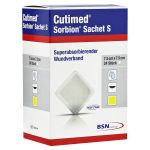 CUTIMED Sorbion Sachet S Wundauflage 7,5x7,5 cm (PZN 11361327) из Германии