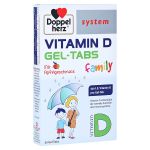 DOPPELHERZ Vitamin D Gel-Tabs family system (PZN 16661643) из Германии