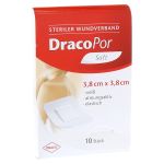 DRACOPOR Wundverband 3,8x3,8 cm steril (PZN 10713787) из Германии