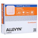ALLEVYN Ag Adhesive 7,5x7,5 cm Wundverband (PZN 11853680) из Германии