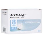 ACCU FINE sterile Nadeln f.Insulinpens 8 mm 31 G (PZN 12772558) из Германии