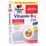 DOPPELHERZ Vitamin B12 250 aktiv Tabletten (PZN 16781034) из Германии