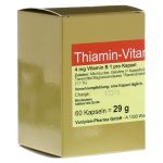 THIAMIN Kapseln Vitamin B1 (PZN 574072) из Германии