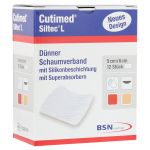 CUTIMED Siltec L Schaumverb.5x6 cm dü.san.haf. (PZN 7341431) из Германии