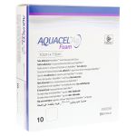 AQUACEL Ag Foam nicht adhäsiv 10x10 cm Verband (PZN 9060624) из Германии