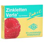 Zinkletten Verla Himbeere Lutschtabletten (PZN 3915467) из Германии