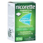 Nicorette 4mg freshmint (PZN 14417086) из Германии