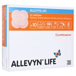 ALLEVYN Life 15,4x15,4 cm Silikonschaumverband (PZN 9634048) из Германии