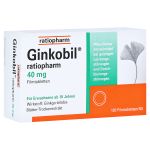 GINKOBIL ratiopharm 40mg (PZN 6680817) из Германии