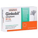 GINKOBIL ratiopharm 80mg (PZN 6680846) из Германии