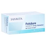 Folsäure Sanavita 5mg (PZN 14416365) из Германии