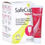SAFECUP Vagisan Menstruationstasse Gr.M + gratis VagisanCare Creme-Gleitgel 10g (PZN 14331083) из Германии