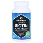BIOTIN 10 mg hochdosiert+Zink+Selen Tabletten (PZN 12580505) из Германии