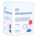 ES-KOMPRESSEN unsteril 10x10 cm 8fach (PZN 475269) из Германии