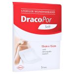 DRACOPOR Wundverband 15x15 cm steril (PZN 14167488) из Германии