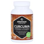 CURCUMA+PIPERIN+Vitamin C vegan Kapseln (PZN 12580511) из Германии