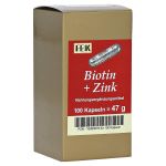 BIOTIN+ZINK Kapseln (PZN 16363578) из Германии