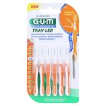 GUM TRAV-LER 0,9mm Kerze orange Intendent.+6Kappen (PZN 9714422) из Германии
