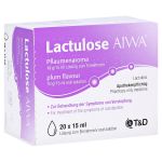 Lactulose AIWA Pflaumenaroma 10g/15ml Lösung zum Einnehmen (PZN 15253557) из Германии