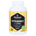 VITAMIN C 1000 mg hochdosiert+Zink vegan Tabletten (PZN 12741411) из Германии