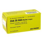 Zink 20 AAA-Pharma (PZN 790060) из Германии