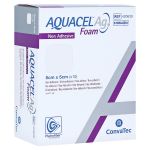 AQUACEL Ag Foam nicht adhäsiv 5x5 cm Verband (PZN 11857063) из Германии