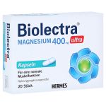 Biolectra Magnesium 400 mg ultra Kapseln (PZN 10043625) из Германии