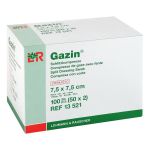 GAZIN Schlitzkompressen 7,5x7,5 cm steril 8fach (PZN 1511731) из Германии